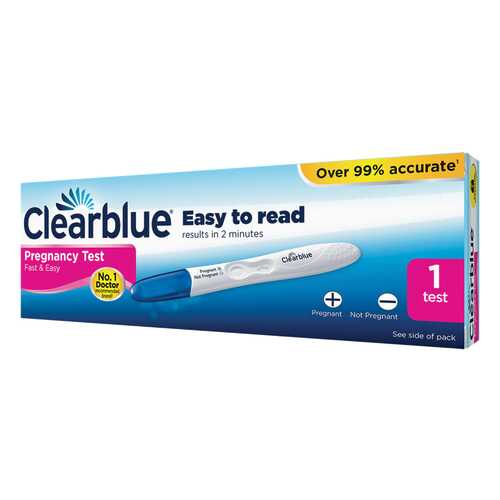 Тест на беременность Clearblue easy цифровой 2 шт. в Доктор Столетов