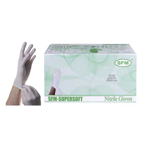 Перчатки медицинские SFM Hospital Products SUPERSOFT S белый 100 пар в Доктор Столетов