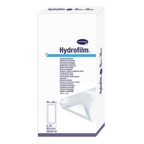 Самофиксирующаяся повязка HARTMANN Hydrofilm прозрачная 10 см х 25 см 25 шт. в Доктор Столетов