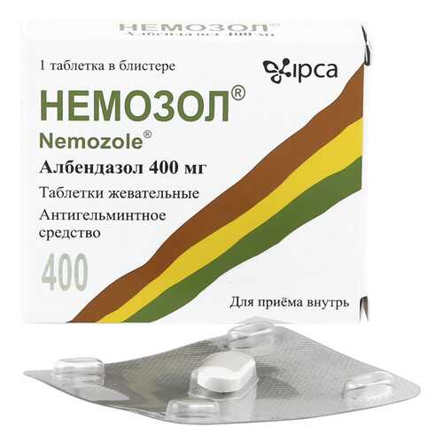 Немозол таблетки 400 мг в Доктор Столетов