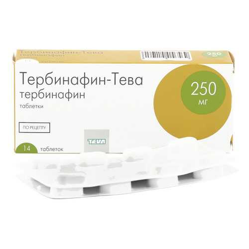 Тербинафин-Тева таблетки 250 мг 14 шт. в Доктор Столетов