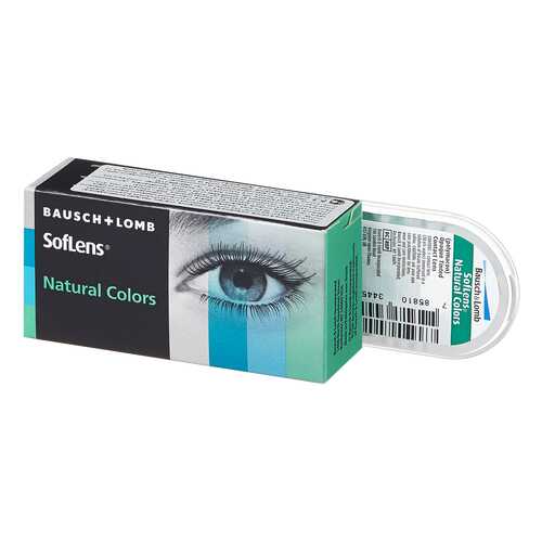 Контактные линзы SofLens Natural Colors 2 линзы -1,50 emerald в Доктор Столетов
