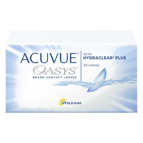 Контактные линзы Acuvue Oasys with Hydraclear Plus 24 линзы R 8,4 +1,25 в Доктор Столетов