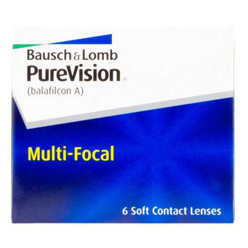 Контактные линзы PureVision Multi-Focal 6 линз low -2,00 в Доктор Столетов