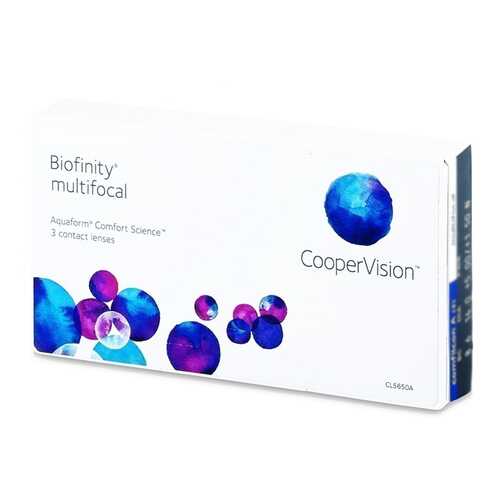 Линзы контактные CooperVision Biofinity multifocal 3 шт. -2,25/+1,50/D в Доктор Столетов