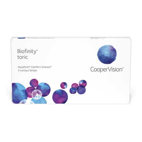 Линзы контактные CooperVision Biofinity Toric 3 шт. -10/2,25/180 в Доктор Столетов