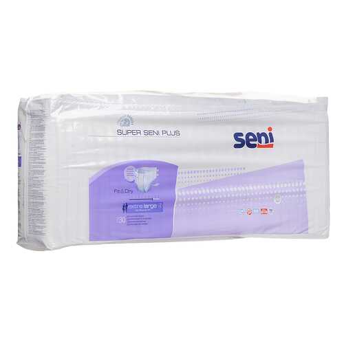 Подгузники для взрослых, XL, 30 шт. Super Seni Plus в Доктор Столетов