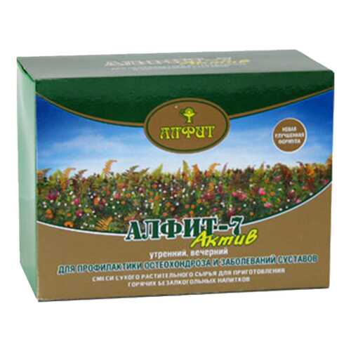 Чайный напиток Алфит-7 для профилактики остеохондроза и суставов 60 брикетов х 2 г в Доктор Столетов