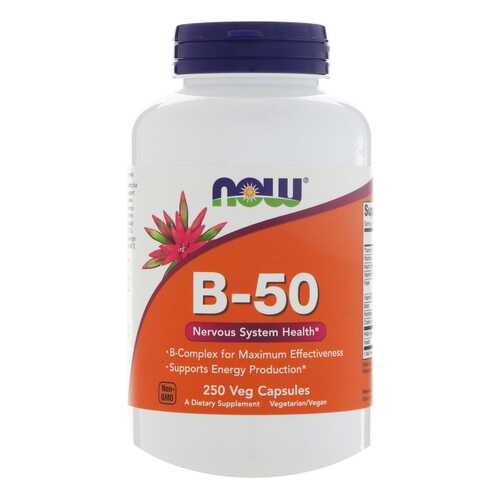 Витамин B NOW B-50 250 капсул в Доктор Столетов