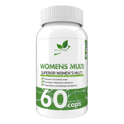 Витаминно-минеральный комплекс NATURALSUPP Womens Multi (60 капсул) в Доктор Столетов