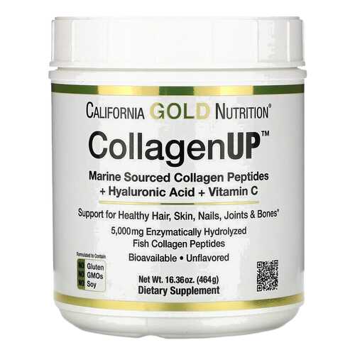 CollagenUP + Hyaluronic Acid + Vit C California Gold Nutrition 5000 мг 464 г в Доктор Столетов