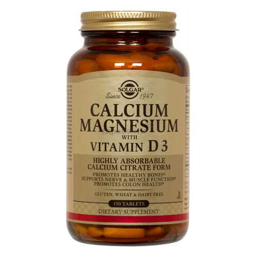 Кальций - Магний с витамином D3 таблетки 150 шт в Доктор Столетов