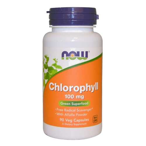 Добавка для здоровья NOW Chlorophyll 90 капс. натуральный в Доктор Столетов